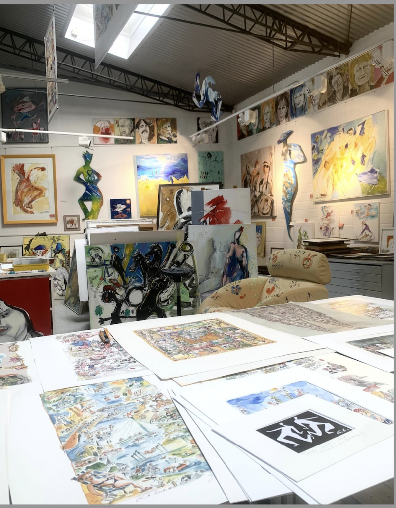 Kunstauktion im Atelier Gerda Laufenberg