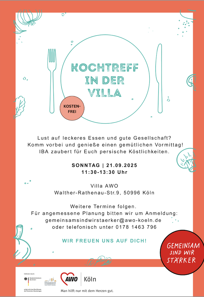 Kochtreff in der Villa