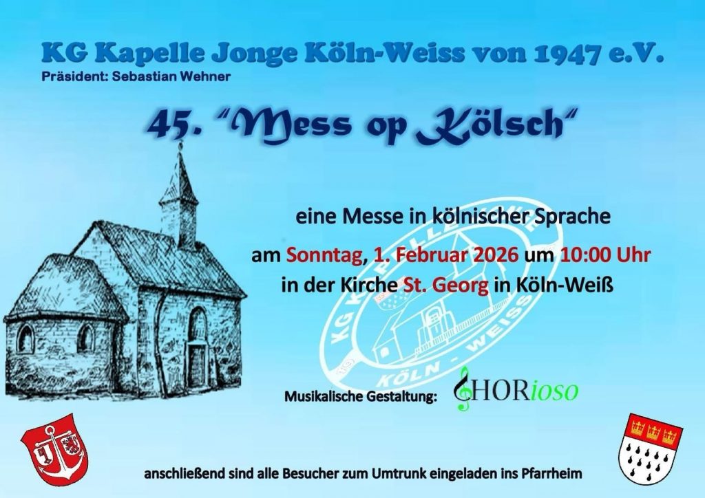 45. Mess op Kölsch in St. Georg